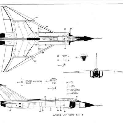 Avro Arrow Mk 1 - sheet 1