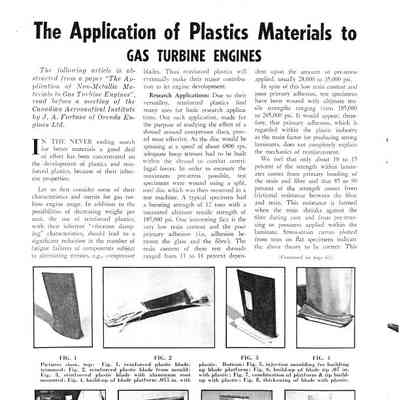 The Application of Plastics Materials to Gas Turbine Engines
