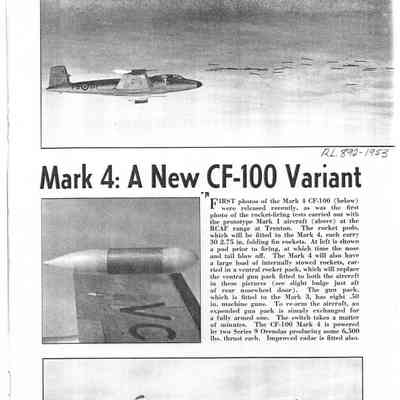 Mark 4: A Nw CF-100 Variant
