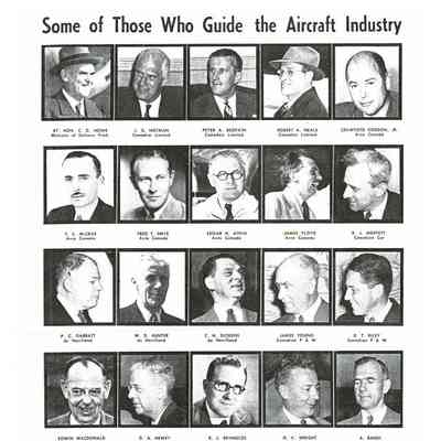 Some of those who guide the aircraft industry