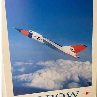Poster - Arrow RL205 above Clouds
