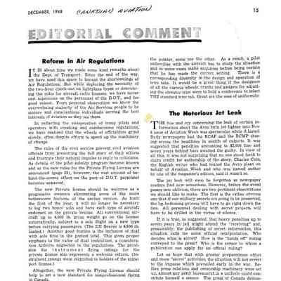Editorial Comment - Dec 1948
