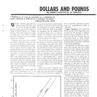 Dollars and Pounds