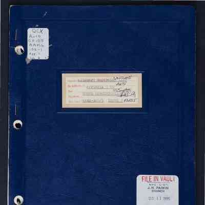Appendix I to "Model specification for supersonic all-weather interceptor aircraft type CF-105". Issue 2|Aircraft equipment list: appendix I to model specification: AAMS-105/1. Issue 2