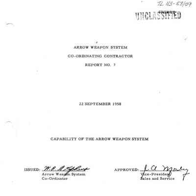 Capability of the Arrow Weapon System Report #7
