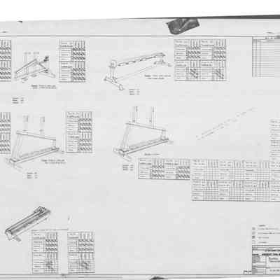 Aileron Tooling Breakdown , Drawing 7-0174-PE-08
