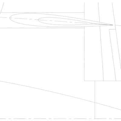 C-102 Jetliner - Vertical Stabilizer - (2 view) - part 1 (RL172A / TL161-0002A)