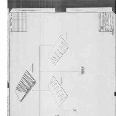Illustrated Elevator Planning Breakdown showing sub-assemblies, Drawing 7-0182-PE-20