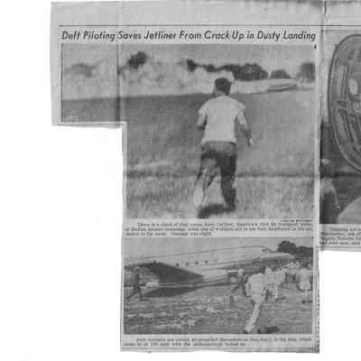 Deft Piloting Saves Jetliner From Crack-up in Dusty Landing