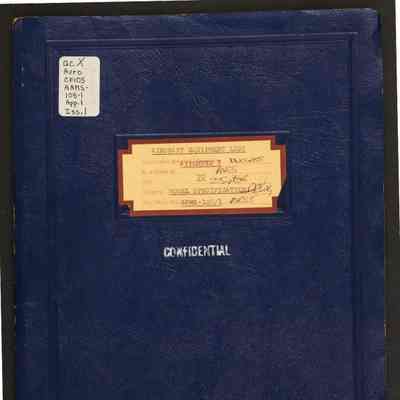 Appendix I to "Model specification for supersonic all-weather interceptor aircraft type CF-105"|Aircraft equipment list: appendix I to model specification: AAMS-105/1 issue 1 with "issue 2" handwritten
