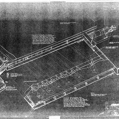 Elevator Trailing Edge to inner and outer wing , Drawing 4382-PE-1