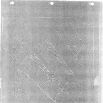 Engine bay structure and skin detail drawing 7-1058-PE2