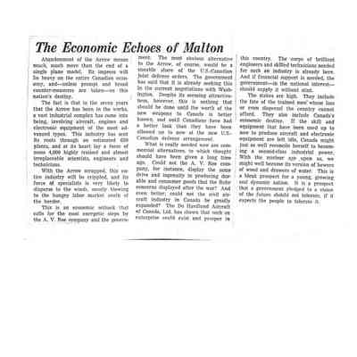 The economic echoes of Malton