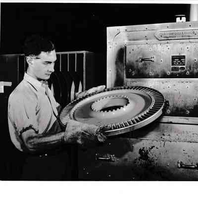 C. David Morgan w/ compressor disc
