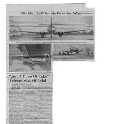 “Flies Like a Bird,”- Test Pilot Praises New Jetliner