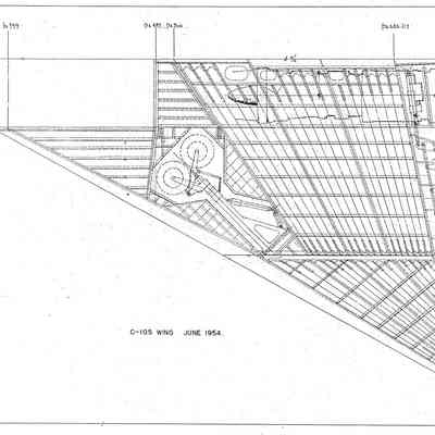 C-105 Wing structural detail. Scale 1/24
