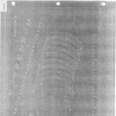 Forward portion of duct - duct bay drawing 7-1056-10 LH & 20 RH