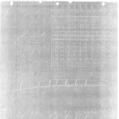 Former Sub-assemblies STA 489-90 to STA 534.0 drawing 7-1056-PE-7