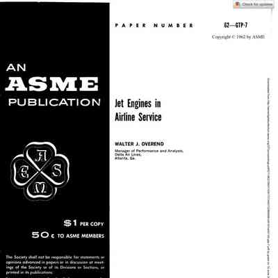 Jet Engines in Airline Service
