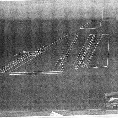 Fin and Rudder Interchangeability, Drawing 4315-PE-1