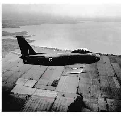 Canadair Sabre F86 in flight