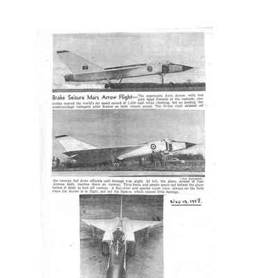 Brake Seizure Mars Arrow Flight
