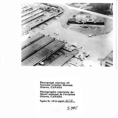 Aerial photo of Arrows on destruction line