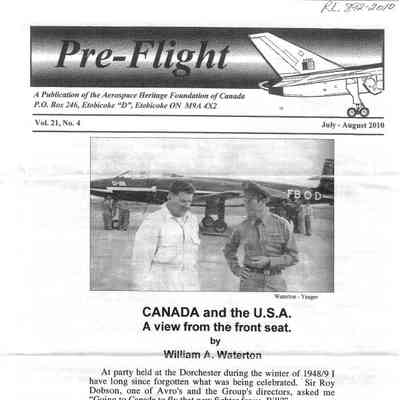 CANADA and the U.S.A. A view from the front seat