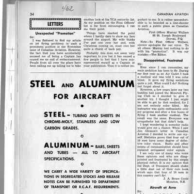 Letters - Dec 1951