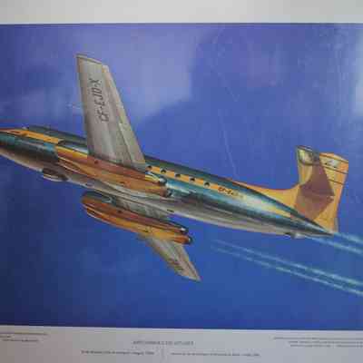 C-102 Jetliner - Painting and Explanation