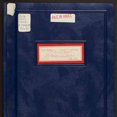 C-105 MK 1, J75 P3 engines: weight summary and C.G. position, Aug. 1/57 Report # 7-0400-44 Issue 8