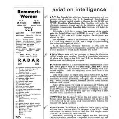 Aviation Intelligence - Mar 1956