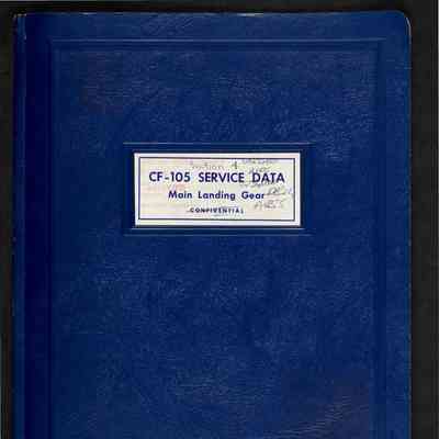 CF-105 service data - Section 4 - Main landing gear