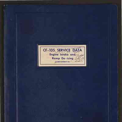 CF-105 service data. Section 29: Engine intake and ramp de-icing system