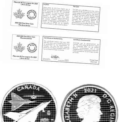 Arrow $20 silver coin