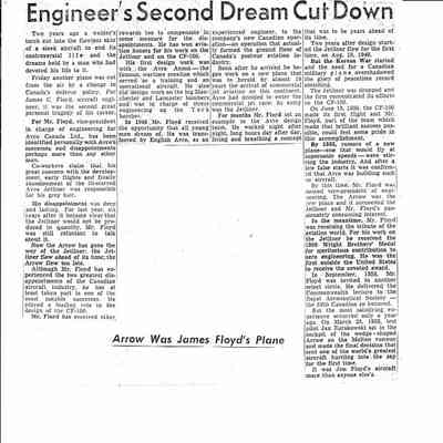 Engineers Second Dream Cut Down