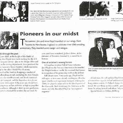 Pioneers in our Midst