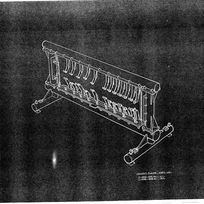 Cockpit floor Assy jig, Left and Right hand Drawing 7-1052-395 & 7-1052-396-AJ-1