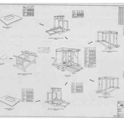 Major Assy jig C-105 Nose Section , Drawing 7-0152-PE-41