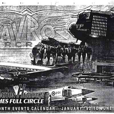 Aviation Heritage comes full circle - 18 month events calendar Jan '92 - Jun '93