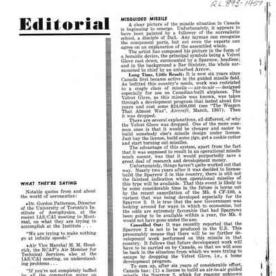 Editorial (Aircraft) - Nov 1957