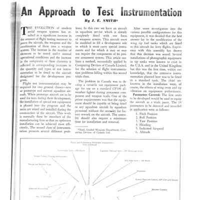 An Approach to Test Instrumentation
