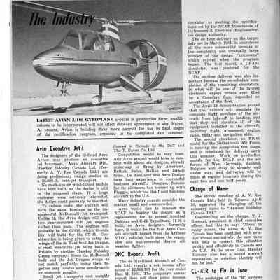 The Industry - May 1962