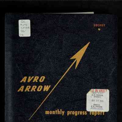 Avro Arrow: monthly progress report: January 1958