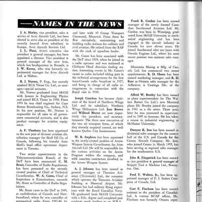Names in the News - Mar 1958