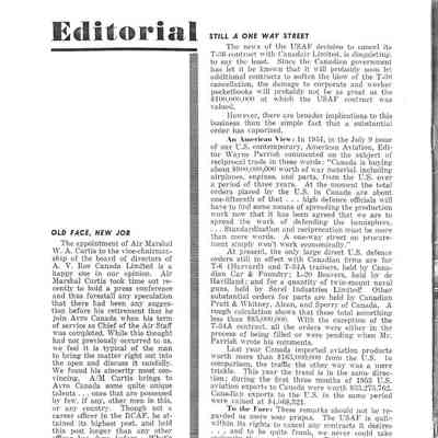 Editorial (Aircraft) - Jul 1953