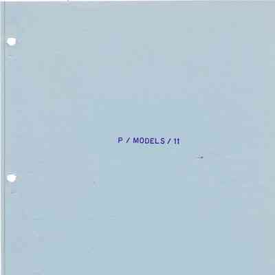 NAE Supersonic Model Aircraft C-105 Reflection plane Scale .02 - P/Models/11