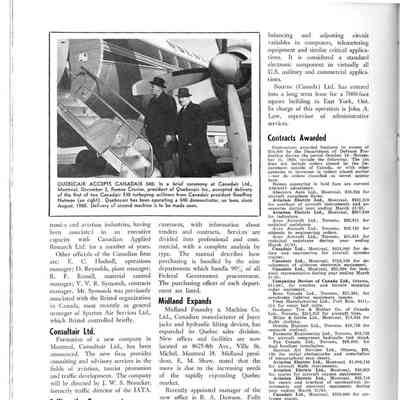 Contracts Awarded - Jan 1961