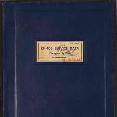 CF-105 service data. Section 22: Oxygen system