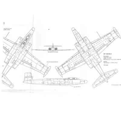 CF-100 Mk 5 Drawing